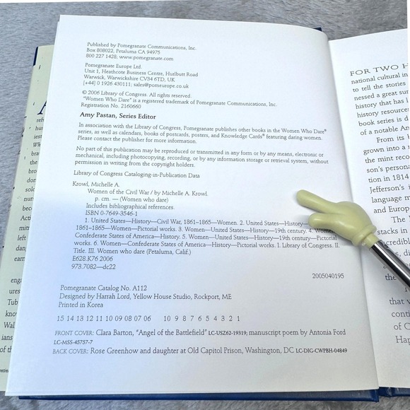 Women of the Civil War Michelle A Krowl Women Who Dare Hardcover Book 2006 - Picture 4 of 10